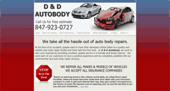 Desktop Screenshot of ddautobody.com
